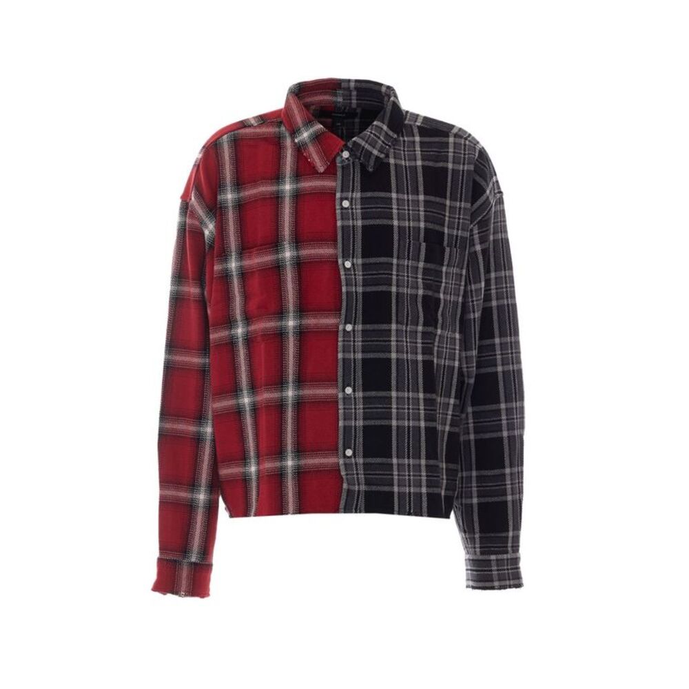 Purple Men Check Shirt